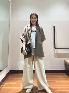 「ITEMS URBANRESEARCH（アイテムズ アーバンリサーチ）のアイテム」を使った、shokoさん（レディース・154cm）の春コーディネート