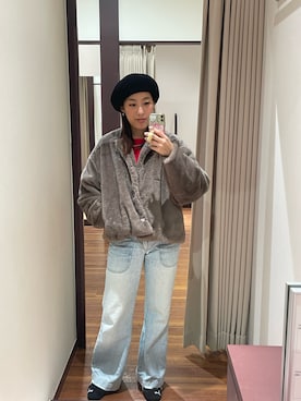 「SENSEOFPLACE」｜「アイテム（ブルゾン）」を使った、itsk1215さん（レディース・154cm）の秋コーディネート