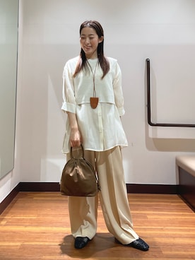 「URBAN RESEARCH Sonny Label（アーバンリサーチサニーレーベル）のアイテム（シューズ）」を使った、shokoさん（レディース・154cm）の春コーディネート