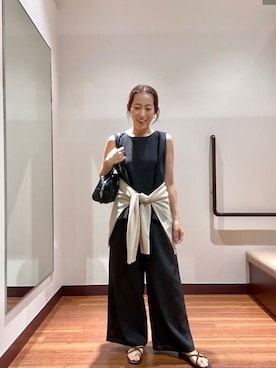 「帰省コーデ」｜「アイテム（ワンピース/ドレス）」を使った、itsk1215さん（レディース・154cm）の夏コーディネート