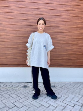 「ビッグシャツ」｜itsk1215さん（レディース・154cm）の春コーディネート