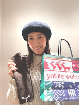 「アイテム（アームカバー）」を使った、itsk1215さん（レディース・154cm）の冬コーディネート