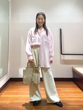 「ITEMS URBANRESEARCH（アイテムズ アーバンリサーチ）のアイテム」を使った、shokoさん（レディース・154cm）の春コーディネート