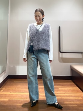 「KBF（ケイビーエフ）のアイテム」を使った、shokoさん（レディース・154cm）の秋コーディネート