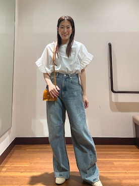 「URBAN RESEARCH Sonny Label（アーバンリサーチサニーレーベル）のアイテム（バッグ）」を使った、shokoさん（レディース・154cm）の春コーディネート