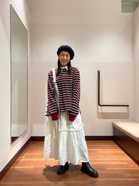 「ラガーシャツ」｜itsk1215さん（レディース・154cm）の秋コーディネート