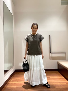 「RODE SKO（ロデスコ）のアイテム」を使った、itsk1215さん（レディース・154cm）の夏コーディネート