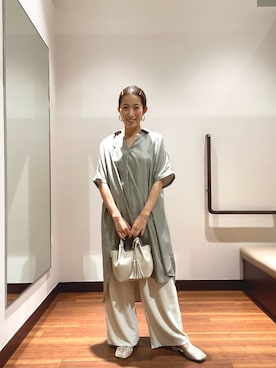 「SENSE OF PLACE by URBAN RESEARCH（センスオブプレイスバイアーバンリサーチ）のアイテム（サンダル）」を使った、itsk1215さん（レディース・154cm）の夏コーディネート