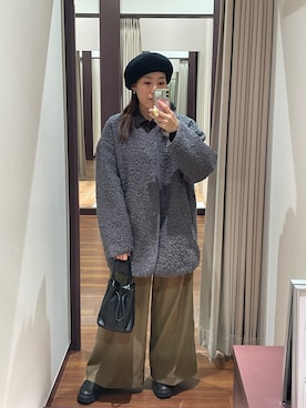 「SENSEOFPLACE」｜「アイテム（ノーカラージャケット）」を使った、itsk1215さん（レディース・154cm）の秋コーディネート