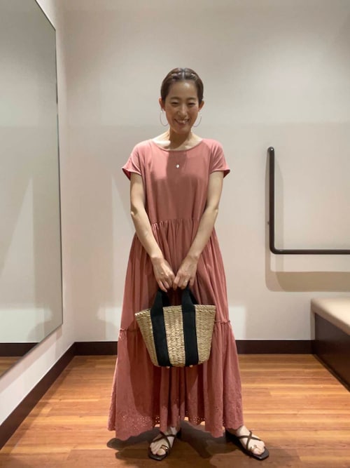 セール】ピグメントティアードワンピース（ワンピース）｜ITEMS