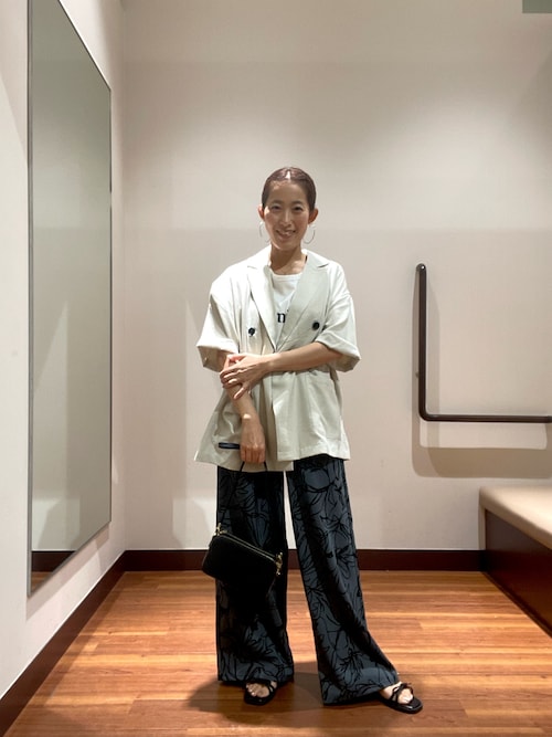 セール】リネンライクハーフスリーブジャケット（その他アウター