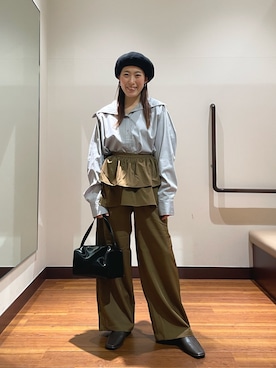 「SMELLY（スメリー）のアイテム」を使った、shokoさん（レディース・154cm）の春コーディネート