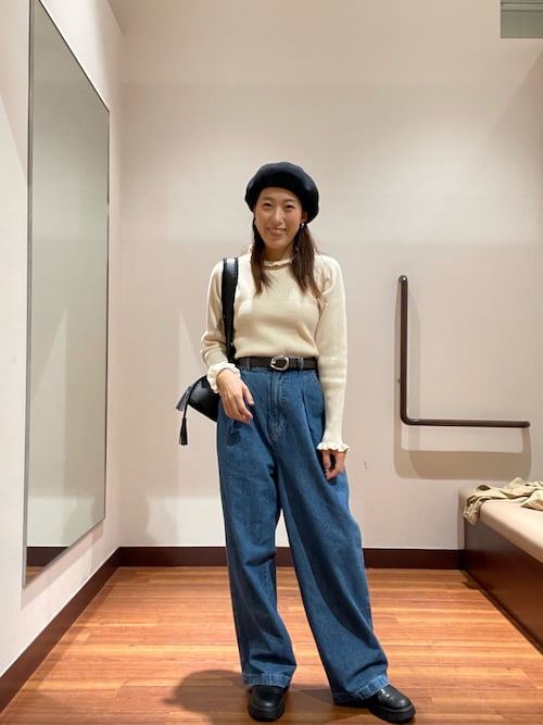 セール】ウエストタックデニムパンツ（デニムパンツ）｜ITEMS