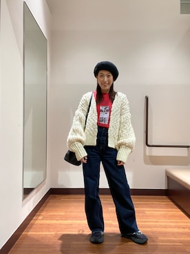 「SENSE OF PLACE by URBAN RESEARCH（センスオブプレイスバイアーバンリサーチ）のアイテム（Tシャツ/カットソー）」を使った、itsk1215さん（レディース・154cm）の秋コーディネート