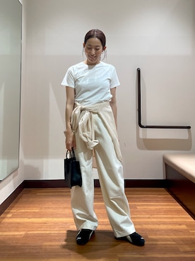 「KBF（ケイビーエフ）のアイテム（バッグ）」を使った、shokoさん（レディース・154cm）の夏コーディネート