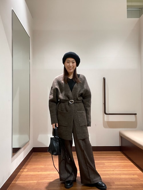 セール】ニットガウン（ノーカラーコート）｜ITEMS URBANRESEARCH