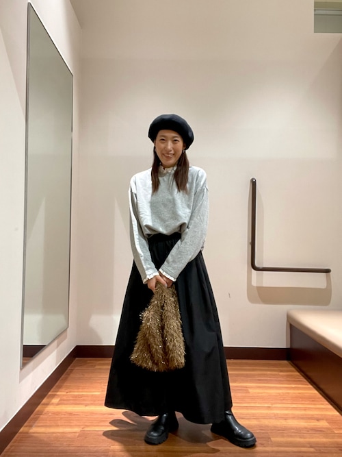 Acka フリル ドッキング スウェット MERAKI トレーナー スウェット