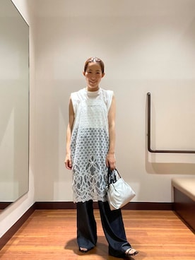 「URBAN RESEARCH（アーバンリサーチ）のアイテム（ワンピース）」を使った、itsk1215さん（レディース・154cm）の夏コーディネート