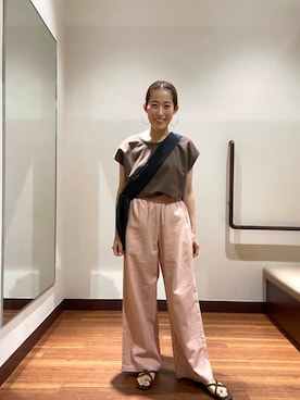 「帰省コーデ」｜itsk1215さん（レディース・154cm）の夏コーディネート