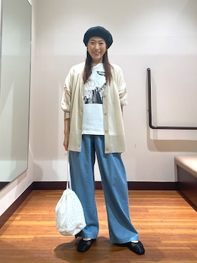 「ITEMS URBANRESEARCH（アイテムズ アーバンリサーチ）のアイテム」を使った、shokoさん（レディース・154cm）の春コーディネート