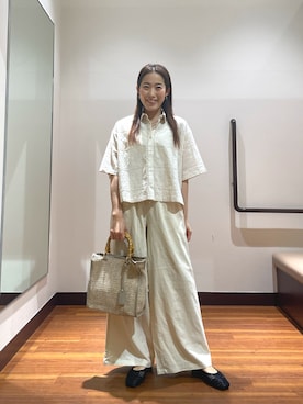 「アイテム（アクセサリー）」を使った、shokoさん（レディース・154cm）の春コーディネート