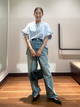 「KBF（ケイビーエフ）のアイテム（アクセサリー）」を使った、shokoさん（レディース・154cm）の夏コーディネート