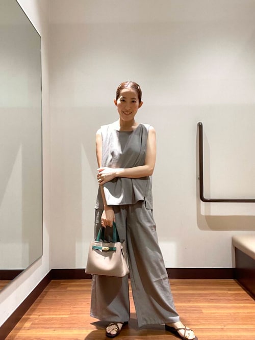 セール】リネンライクセットアップ（セットアップ）｜ITEMS