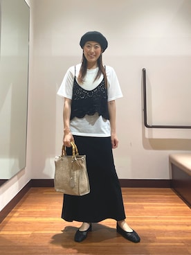 「ITEMS URBANRESEARCH（アイテムズ アーバンリサーチ）のアイテム」を使った、shokoさん（レディース・154cm）の春コーディネート