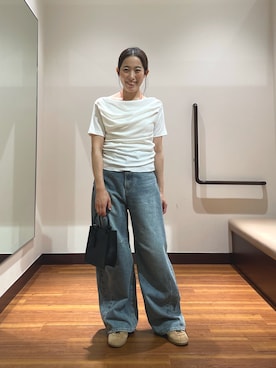 「SMELLY（スメリー）のアイテム」を使った、shokoさん（レディース・154cm）の夏コーディネート