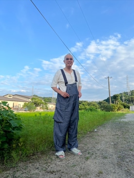 「MoonStar（ムーンスター）のアイテム」を使った、すさのさんさん（メンズ・182cm）の夏コーディネート