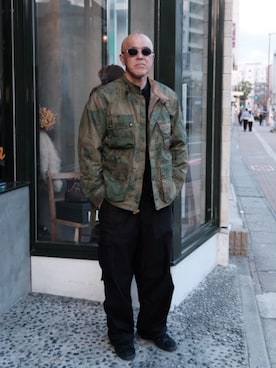 「アイテム（ジャケット/アウター）」を使った、すさのさんさん（メンズ・182cm・50代）の秋コーディネート