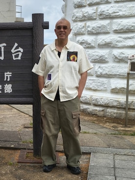 「HUF（ハフ）のアイテム」を使った、すさのさんさん（メンズ・182cm）の夏コーディネート
