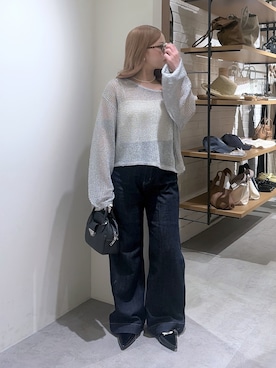 「レディースファッション」｜momokoさん（レディース・153cm）の春コーディネート