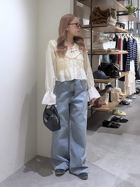 「レディースファッション」｜momokoさん（レディース・153cm）の春コーディネート