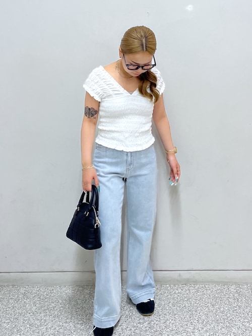 セール】◇2WAYシャーリングオフショルカットソー（Tシャツ