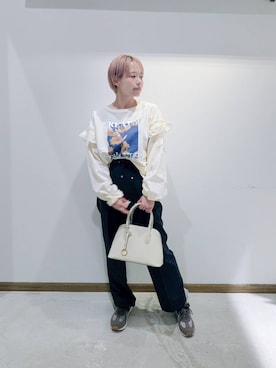 「アイテム（スウェット）」を使った、のみ子さん（レディース・154cm・30代）の秋コーディネート