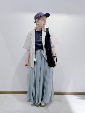 「GLOBAL WORK（グローバルワーク）のエアかるクラシックスニーカー/135751（スニーカー）」を使った、のみ子さん（レディース・154cm・30代）の秋コーディネート