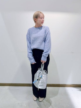 「アイテム（ハンドバッグ）」を使った、のみ子さん（レディース・154cm・30代）の冬コーディネート