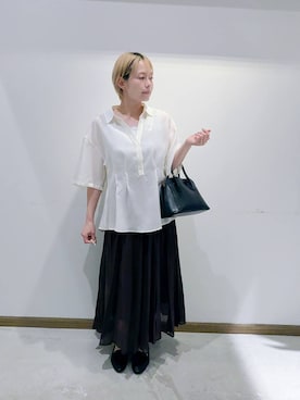 「アイテム（その他シューズ）」を使った、のみ子さん（レディース・154cm・30代）の秋コーディネート
