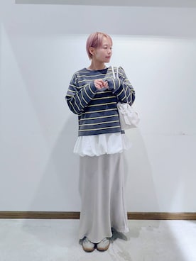 のみ子さん（レディース・154cm）の冬コーディネート
