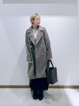 のみ子さん（レディース・154cm）の冬コーディネート