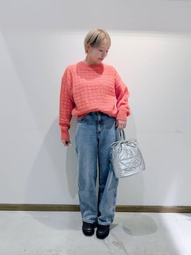 「アイテム（ブーツ）」を使った、のみ子さん（レディース・154cm・30代）の秋コーディネート