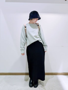 のみ子さん(レディース・154cm)の冬コーディネート