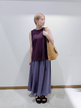 のみ子さん（レディース・154cm）の夏コーディネート