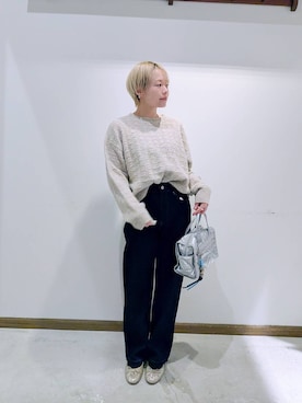 のみ子さん（レディース・154cm）の冬コーディネート