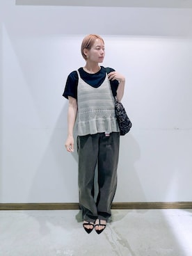 のみ子さん（レディース・154cm）の夏コーディネート