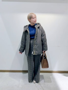 「撥水」｜のみ子さん（レディース・154cm）の秋コーディネート