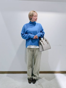 「アイテム（ショルダーバッグ）」を使った、のみ子さん（レディース・154cm・30代）の冬コーディネート