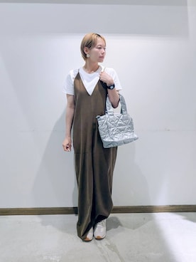「GLOBAL WORK（グローバルワーク）のアイテム（スニーカー）」を使った、のみ子さん（レディース・154cm）の秋コーディネート