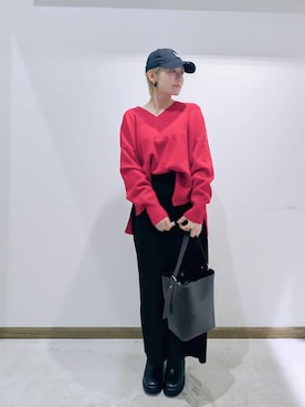 のみ子さん(レディース・154cm)の冬コーディネート